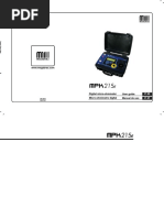 Manual de Uso Micro-Ohmímetro Digital Digital Micro-Ohmmeter User Guide