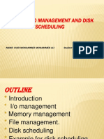 Mac OS X S IO Management and Disk Scheduling