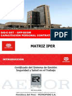 Matriz Iper: Sig-C-Sst - Ofp/Gcom Capacitación Personal Contratista 2016