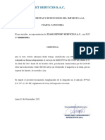 CERTIFICADO 4ta Categ.