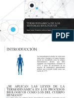 Termodinámica de Los Sistemas Biológicos