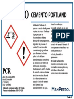 Etiqueta Sga-Cemento Portland