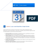 Funcionesnodisponiblesde Google Calendar