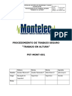 PST 001 Trabajo en Altura - MONTELEC