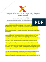 Plagiarism Checker X Originality Report: Similarity Found: 97%
