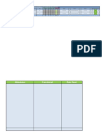 Plano semanal de trabalho e IDR No 30