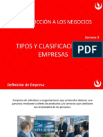 Semana 3 Clasificación de Las Empresas 2022