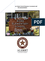 ALERRT Robb Elementary School Attack Response Assessment and Recommendations