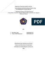 Proposal PKL PTPN XII Wonosari Lawang
