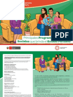 Programas y Servicios Sociales Que Brinda El Estado Peruano: Principales