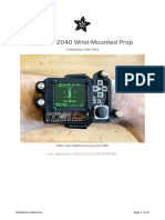 Pip-Boy 2040 Wrist-Mounted Prop: Created by John Park