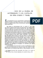 Localización iglesia Antifruenzo y castillos Peña D'Ueso y Traba