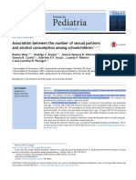 Association Between The Number of S. Partners and Alcohol Consumption.