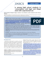 Alcohol Consumption and Legal and Ilegal Drug Use - Unprotected Sex (Brazil) .