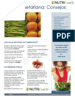 Dieta Vegetariana. Consejos (Artículo) Autor Mariana Patron Farias