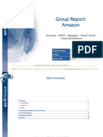 Group Report: Amazon: Overview - SWOT - Strategies - Recent Events - Financial Indicators