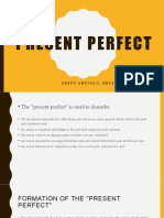 Present Perfect: Fredy Arevalo, Bryan Quilli