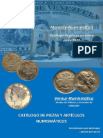 Catálogo de piezas numismáticas junio 2022