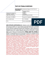 Contrato de Trabajo Indefinido - Ana Salcedo