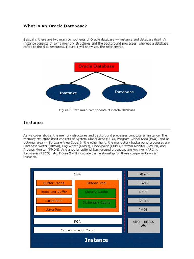 An In-Depth Look at the Components that Make Up an Oracle Database ...