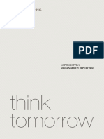 Think Tomorrow: Lotte Shopping Sustainability Report 2014