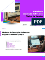 Modelo de Descrição de Eventos: Página de Vendas Sympla