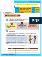 FICHA DE TRABAJO - MARTES 22 - Línea de Tiempo