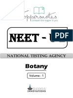 NEET UG 26 03 Sample Botany 1