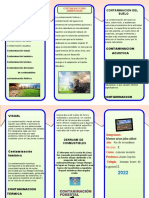 Contaminacion Del Suelo: Contaminaciones Ambientales Introduccion