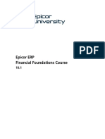 Epicor ERP Financial Foundations Course