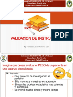 Validacion de Instrumentos I - Validez (Juicio de Expertos)