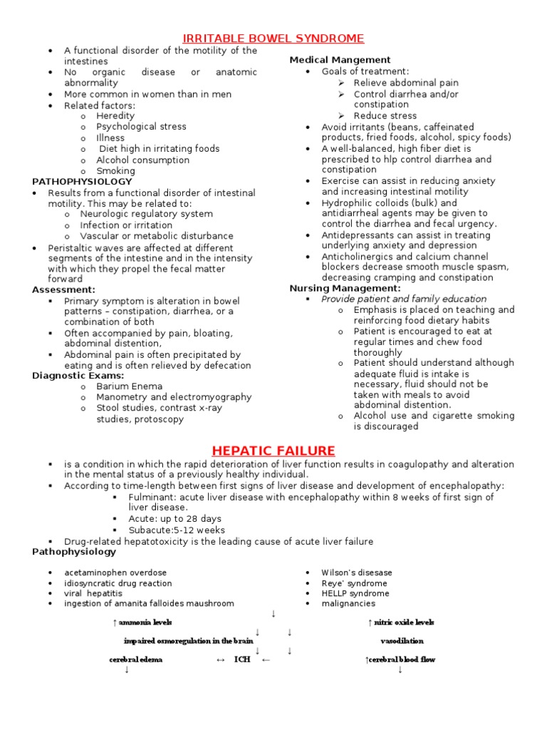 Irritable Bowel Syndrome PDF Constipation Major Trauma