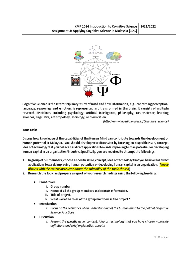 A3. Applying Cognitive Science in Malaysia | PDF | Cognitive Science ...