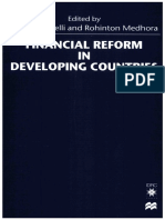 Jose Maria Fanelli, Rohinton Medhora - Financial Reform in Developing Countries (1998)