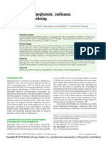 Curr Opin Pediatr 2018 - Neonatal Hypoglycemia, Continuous Glucose Monitoring