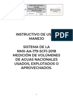 Instructivo de Uso y Manejo Del Sistema Electr Nico de La NMX-AA-179-SCFI-2018