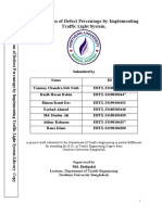 Minimization of Defect Percentage by Implementing Traffic Light System