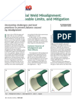Circumferential Weld Misalignment: Causes, Allowable Limits, and Mitigation