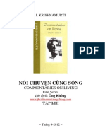 K44 NÓI CHUYỆN CÙNG SỐNG Tập I Commentaries On Living Dịch 2012