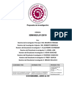 Protocolo de Investigación 2019