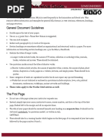 MLA 9 Style Reference Guide: General Document Guidelines