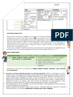 Estructura del área de Ciencia y Tecología