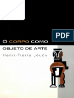 Henri-Pierre Jeudy - O Corpo como Objeto de Arte-Estação Liberdade (2002)