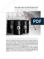 Petróleo I. Articulos de Prensa