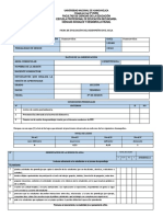 Ficha de Evaluación Del Desempeño en Aula - Vii Ciclo