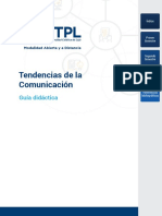 Guía Didáctica Tendencias de La Comunicación