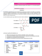 Química biológica y metabolismo de hidratos de carbono