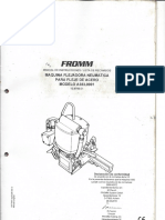 Manual Flejadora Neumatica Fromm A383