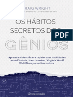 Os Hábitos Secretos Dos Gênios - Craig Wright