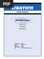Instructions: Mixer Manual